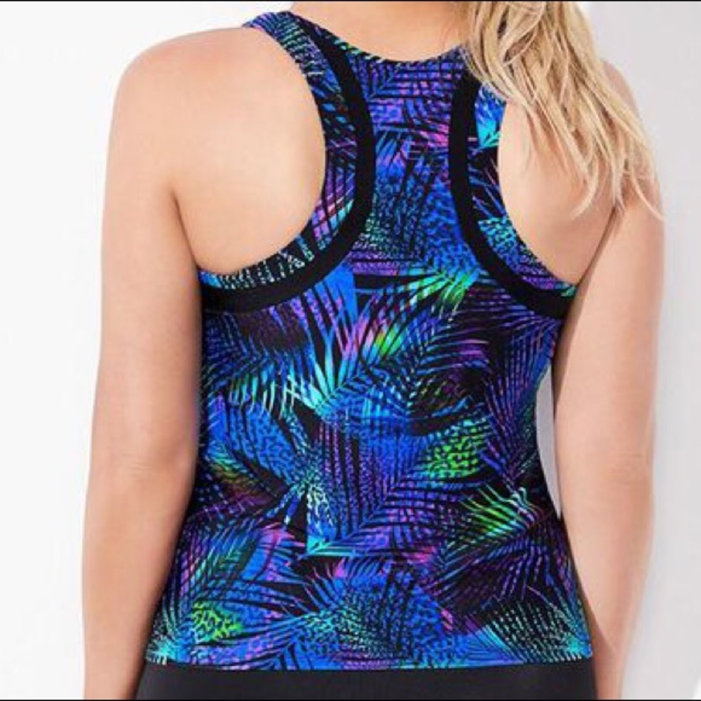 Swimsuits For All NWOT High-Neck Racerback Tankini Top, 18 - Picture 4 of 9